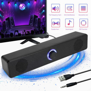 Tommjerry 5.0 Bluetooth Speaker Audio Surround Soundbar Computer PC for TV Music Box Subwoofer Stereo Desk-top Laptop Kabel 3.5mm Usb Charge