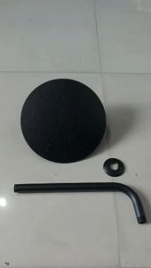 SHOWER TANAM DINDING BULAT / WALL SHOWER BULAT / SHOWER MANDI BLACK