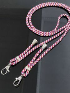Phone Crossbody Rope Strap: Adjustable Double Hook Lanyard & Halterneck Long Female Shoulder Strap Pendant Bag Accessories