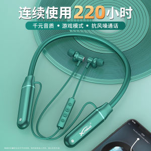 Bluetooth Wireless Earphones Neck Hanging Style High Sound Quality Long Battery Life Sports Headsets for Women Non-In-Ear
