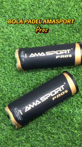 AMA SPORT PRO S BLACK Bola Padel Tenis Padle Ball Pro S Black Isi 3 Original
