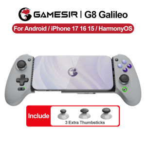 GameSir | GameSir G8 Galileo Gamepad for Android iPhone 17/16 Phone Mobile Controller Hall Effect Sticks Analog Triggers Big Hands Design