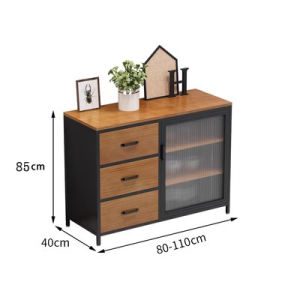 OUJUGEJIAJU | Loft Style Industrial Multifunctional Storage Cabinet