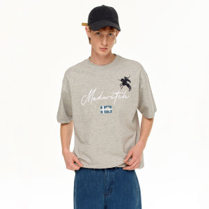 MADWITCH | Equestrian Embroidery Street Fashion Breathable Casual Commute Short Sleeve Shirt