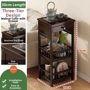 BAIFULING | Traditional Style Living Room Tea Table Storage