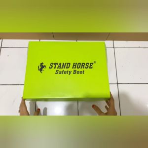Sepatu Safety Pria Kulit Sapi Asli Safety Shoes Ujung Besi Sepatu Sefty Septy Kitchen Proyek