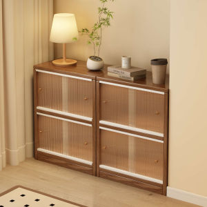 ZHUOHE | Sliding Door Dustproof Bookshelf Display Cabinet