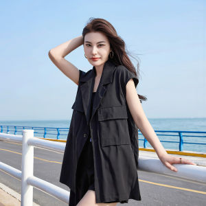 Comfortable Loose Linen Pure Color Summer Vest