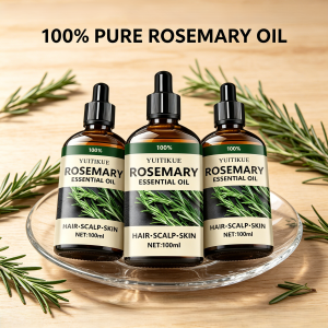 YUITIKUE Natural Rosemary Hair Care Oil Moisturize Scalp Strengthen Hair and Boost Hair Volume & Shine