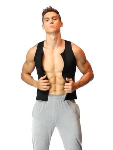 XUNDD Men Body Shaper Waist Trainer Vest Sauna Sweat Compression Undershirt Shapewear Burner Workout Tank Tops