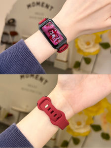 Uhada | Dopamine Color Autumn and Winter Silicone Sports Strap with Buckle for Multiple Models
