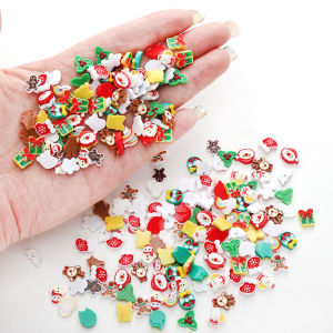 20/50pcs Resin Christmas Halloween Patch Mixed Package For Handmade Bracelet Necklace Earring Keychain DIY Craft Jewelry Making Accessories