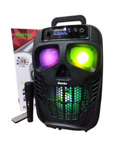 Turun harga speaker bluetooth karaoke 85 inch mic wireless x bass radio FM USB f8806