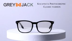 GREY JACK/kacamata Anti Radiasi Blueray Photocromic 2IN1 fashion pria/wanita 1516