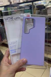 Leather case magnetic original ume samsung s24 plus ultra casing kulit premium