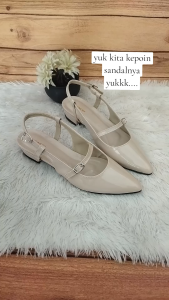 EVENCIO SEPATU WANITA SEPATU HAK TINGGI MULES 3 CM BP03