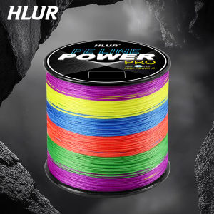HLUR 8 Strands 300M 500M 1000M PE Braided Fishing Line 12-100LB Multifilament Fishing Line Super Smooth Carp Fishing Line