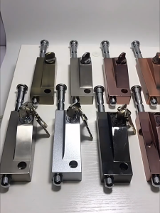 1Pcs Wooden Door Floor Lock Spring Bolt Lock Door Door Bolt Lock