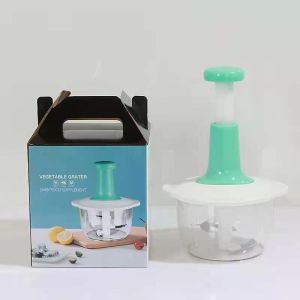 Manual Meat Grinder Press Type Multifunction Vegetable Chopper Kitchen Home Food Cutter Garlic Pepper Grinding