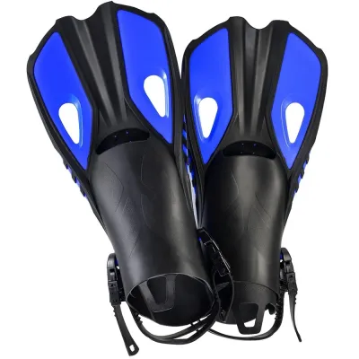 Professional Lightweight Diving Fins Long Swimming Diving Adult And Child Adjustable Shoe Type Diving Equipment