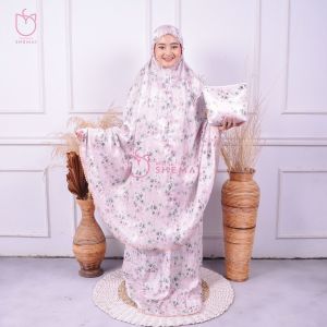 MUKENA SHIMMER ROSE KAIN LEMBUT GLOWIMG ADEM