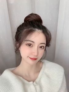 Búi Tóc Giả Tròn Thời Trang Cho Nữ