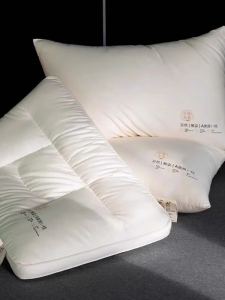 Eco-Friendly Cotton Hull Neck Support Pillow Single Person Medium Low High Adjustable Five Star Hotel Quality Bedding