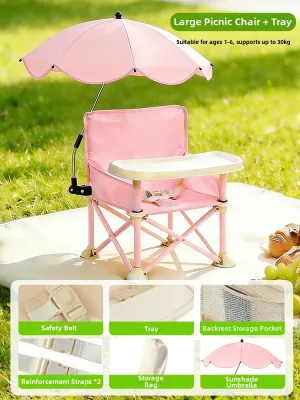 KIUMO | Multifunctional Folding Child Safety Dining Chair