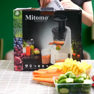 Máy Ép Hoa Quả Mitomo EC-55 Công Suất 200W Thiết Kế Nhỏ Gọn Dễ Dàng Vệ Sinh Ép Kiệt Bã - HÀNG CHÍNH HÃNG BẢO HÀNH 3 NĂM