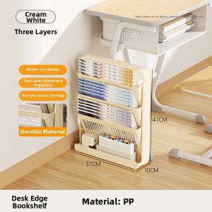 MEIZHUFU | Book Stand Reading Support with Barrier Large Capacity Desk Organizer
