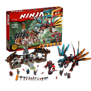 NINJAGO Elemental Dragon Secret Base Building Toy