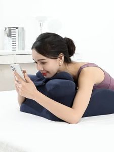 Bed Lumbar Pillow Back Pillow Seat Pillow บรรเทาอาการปวดเอว ลดอาการปวดและแข็งเมื่อนั่ง.ล้างทําความสะอาดได้