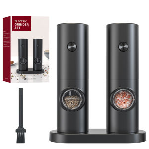 cliton | Bộ Máy Xay Muối Và Tiêu Tự Động Bằng Điện Có Đèn LED Điều Chỉnh Được Sử Dụng Pin Thân Thiện Với Môi Trường Làm Bằng Nhựa Dùng Cho Nhà Bếp