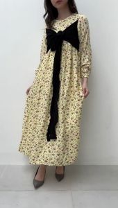 New Product Ken-273 Gamis Busui Pesta Kondangan Longdress Wanita Mewah Korean Look Rayon Premium