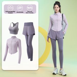 BAISILING | Quick-Dry Autumn Long-Sleeve Sports Suit Rear Zipper Pocket