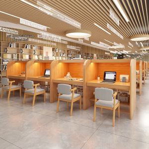 ZHUOHE | Shared Study Desk with Partitions