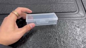 1Pc DIY Small Square Clear Plastic Storage Box For Jewelry Diamond Embroidery Craft Bead Pill Home Storage Accessories.