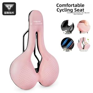 TOSUOD | Hollow Breathable Waterproof Wear-Resistant Comfortable Shock Absorbing Bicycle Saddle