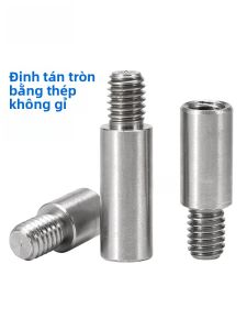 303 Stainless Steel round Head Studs Isolation Studs Single Head Studs for Computer Case Main Board Connection M3M4M5M6M10