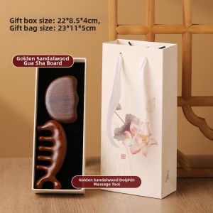 TMSU | Gift Wooden Comb Air Cushion Set Engraving Gift Box