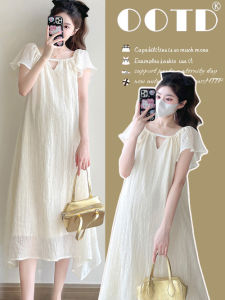Slimming Comfort Maternity Dress Mid-Length