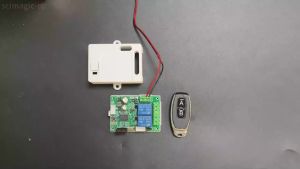 RF 433 MHz Điều Khiển Từ Xa Điện Thiết Bị Truyền Động Điều Khiển Động Cơ Công Tắc DIY Mô Đun Với 2CH 10A Rơ Le Thu Phát Cho DC 12V 24V