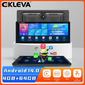 EKLEVA V50 Pro 11.3" 4G+64G WIFI Android 14 AI Screen Navigation Carplay Android AUTO 1080P Dash Cam RearView Mirror Video Recorder