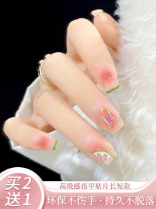 Handmade Nail Art Stickers Short And Medium Length New Autumn Winter Collection Premium Feel Nail Tips for Wearable Nails