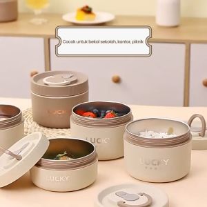 Suumo Kotak Bekal Anti Tumpah Stainless Steel 316 BPA Free