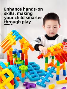 BEISHU | Intelligence Developing Building Blocks Large Particle 3-6 Years Water Pipe Style