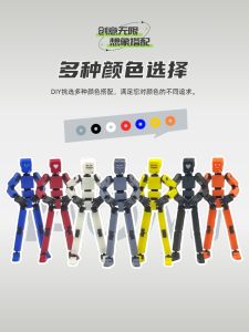 Đồ Chơi Mô Hình Hoạt Hình 3D Có Thể Điều Chỉnh Nhiều Khớp Đồ Chơi Lắp Ráp Thay Đổi Biểu Cảm Nhân Vật Trung Quốc Đại Lục Đồ Chơi Cho Mọi Giới Tính