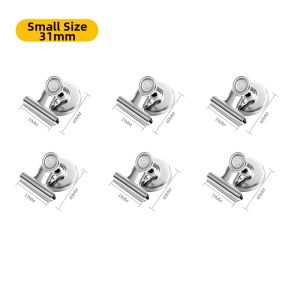 HALEXIONG | Magnetic Food Clip Metal Round