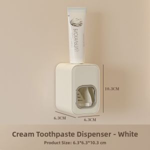 MEIZHUFU | Wall-Mounted Hole-Free Toothbrush and Cup Holder
