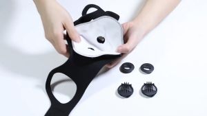 WEST BIKING 198 Masker Wajah PM2.5 + Filter Sepeda Motor Face Mask 0201198 Cycling Mask With Activated Carbon Filter PM 2.5 Anti-Pollution Washable Sports Mask Outdoor Sports Training Mask